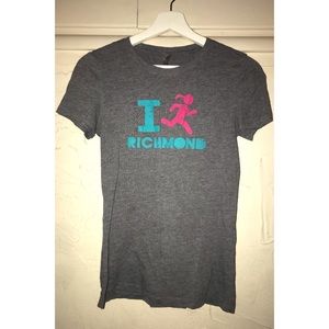Women’s I Run Richmond Sports Backers T-Shirt, Size Medium